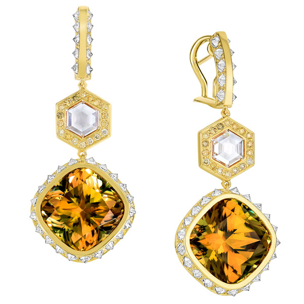 Ana Katarina Sumerian Csarite earrings