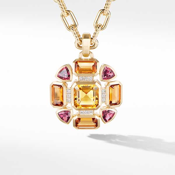 5 Gemstone Medallion Necklaces Just Right for the 2020 Holiday – JCK