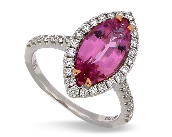 Dilamani pink sapphire ring