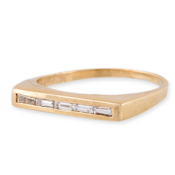 Jacquie Aiche diamond baguette ring