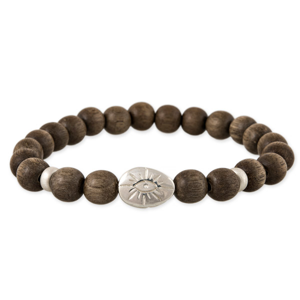 Jacquie Aiche men's scarab bead bracelet