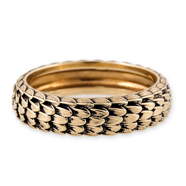 Jacquie Aiche snake skin band ring