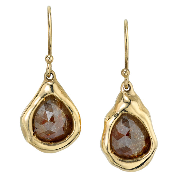 Kassandra Nicholson brown tears earrings