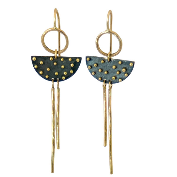 Nikki Nation drop earrings