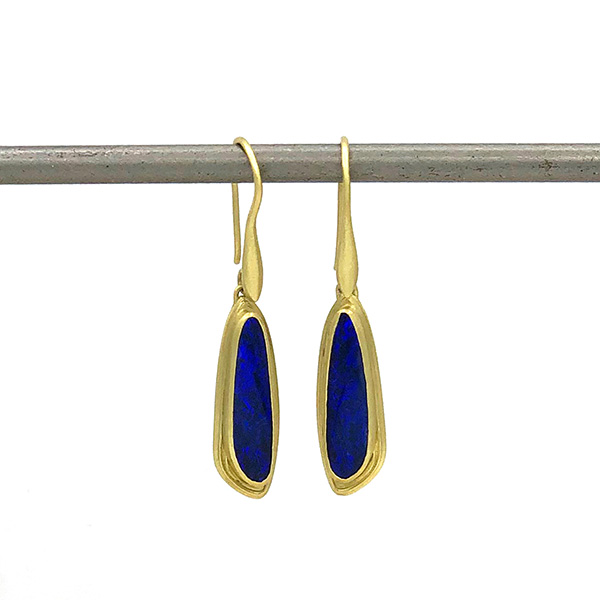 Original Eve blue opal earrings