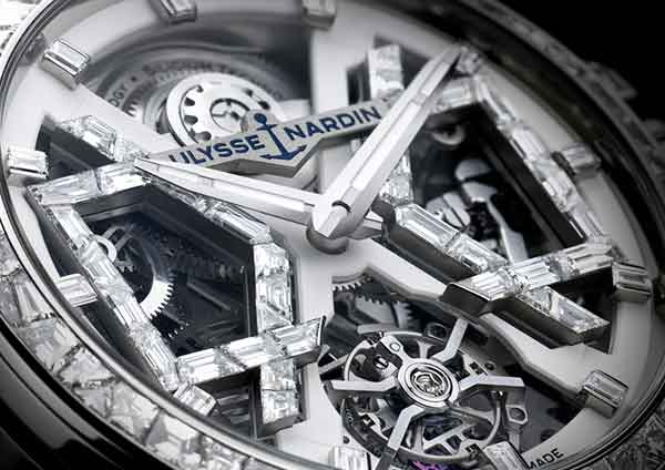 Ulysse Nardin Sparkling Blast watch close up