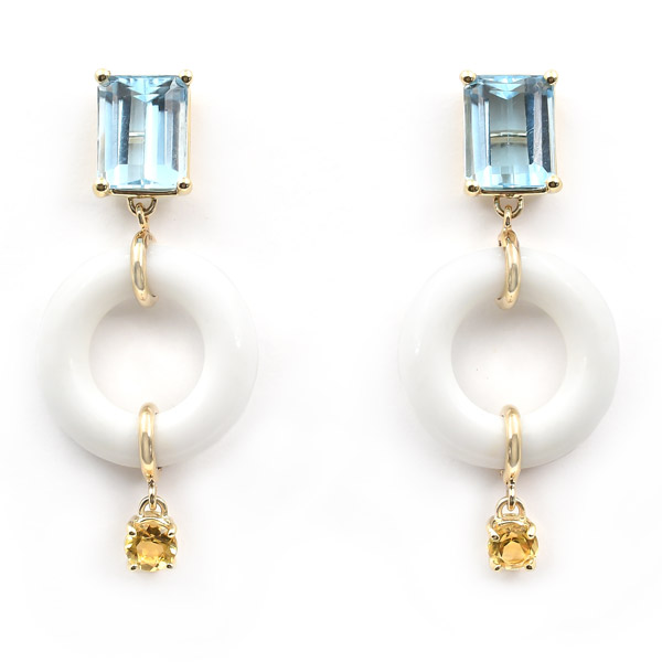 Bondeye Jewelry topaz and citrine earrings