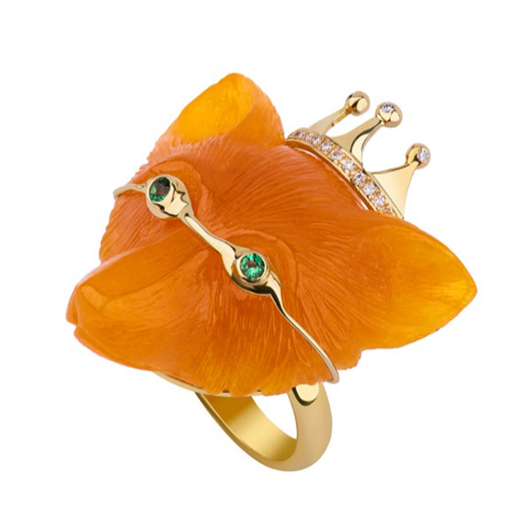 Dima Jewelry jade Fox ring