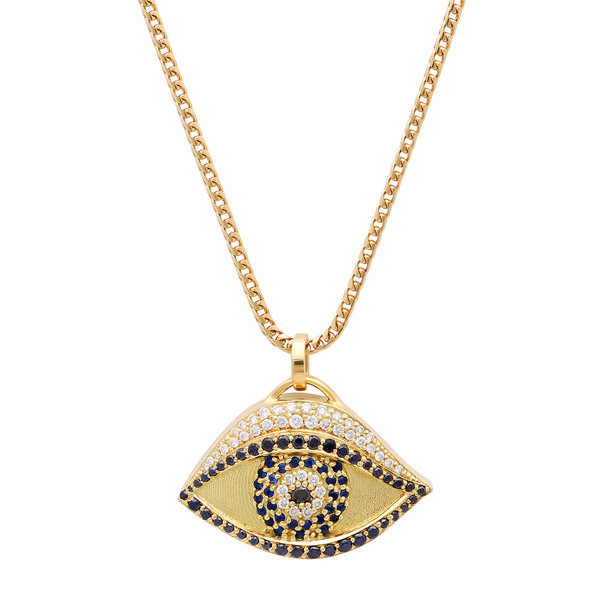 Established men evil eye necklace