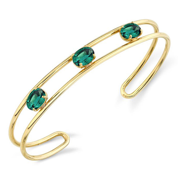 Sarah Hendler green topaz bracelet