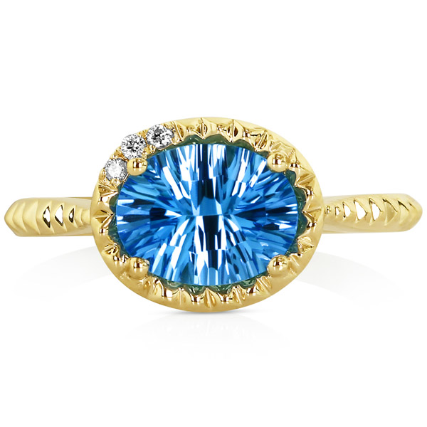 Yael Borealis topaz ring