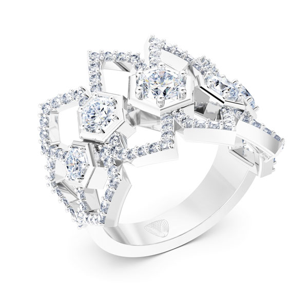 Luminous Diamonds ring