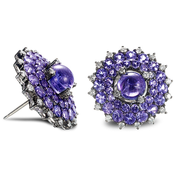 Nam Cho tanzanite earrings