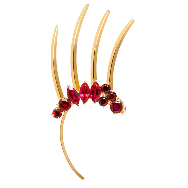 Diaboli Kill Isadora spiked ear cuff