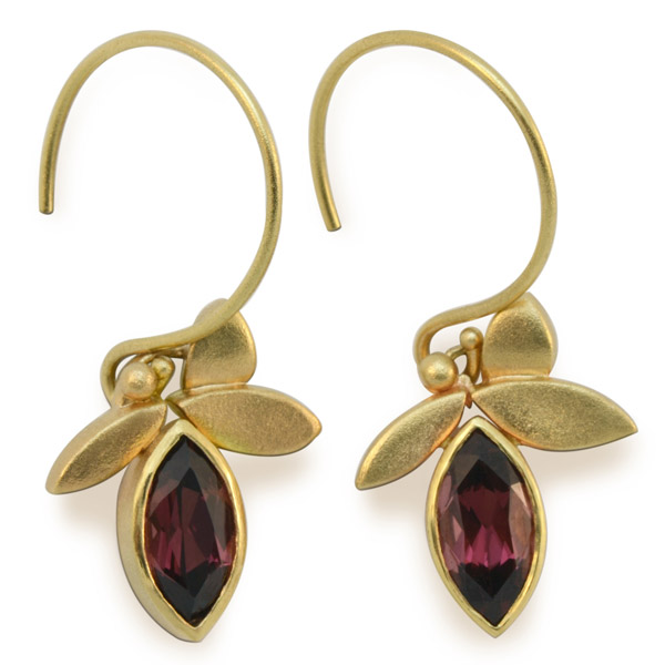 East Fourth Street garnet earrings