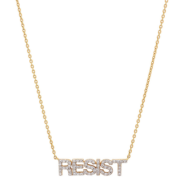 Eriness Resist diamond necklace
