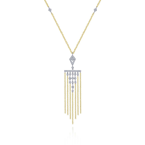 Gabriel and Co fringe necklace