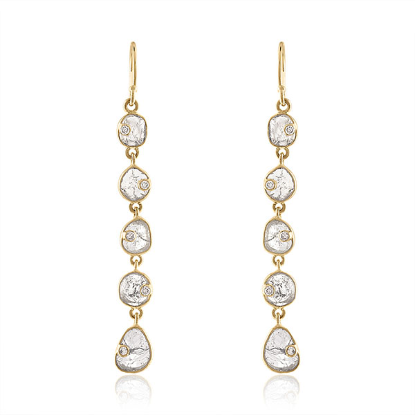 Loriann Reflections five tier earrings