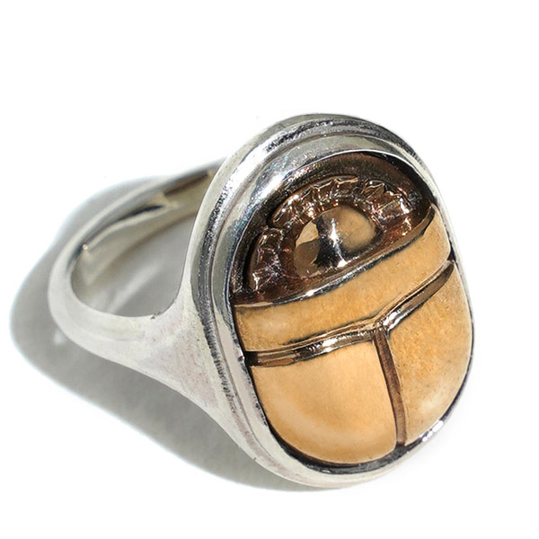 Pamela Love scarab signet ring