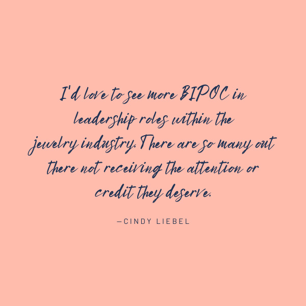 Cindy Liebel quote bipoc