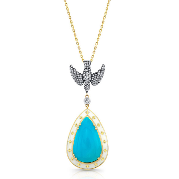 Lord Jewelry turquoise pendant