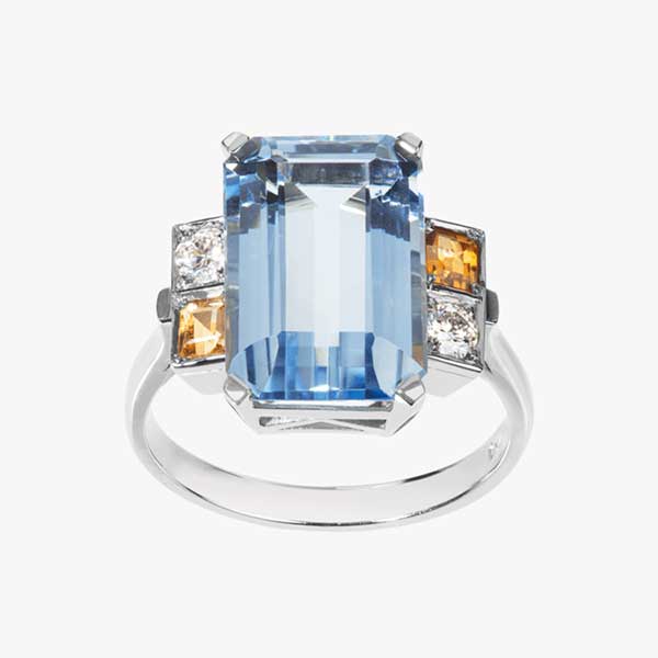 Nana Fink aquamarine Liz ring