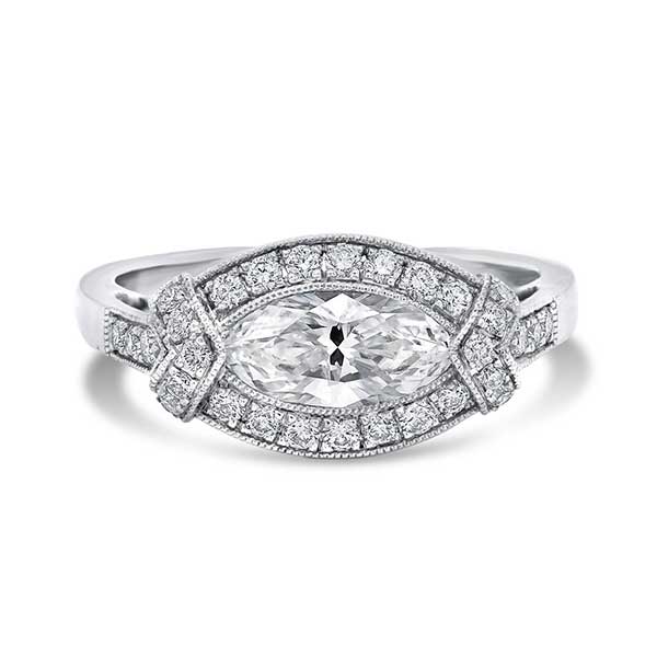 Nicole Rose marquise diamond ring