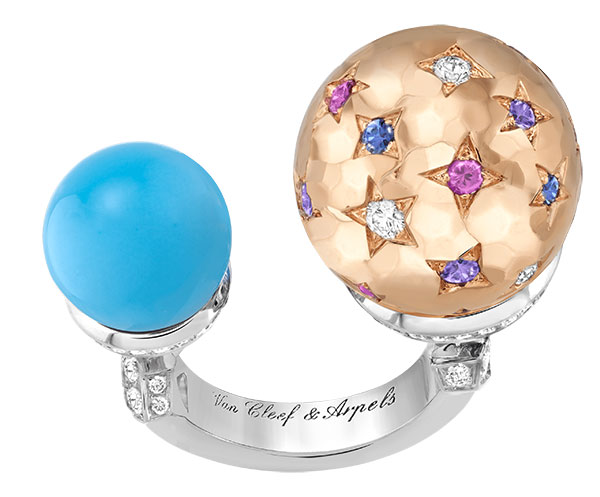 Van Cleef Arpels Galilee turquoise ring