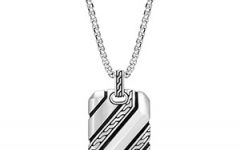 John Hardy dog tag silver