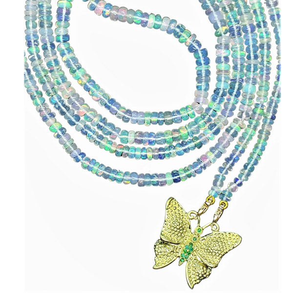 Alison Nagasue opal bead necklace