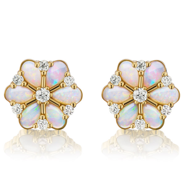 Briony-Raymond Confetti opal earrings