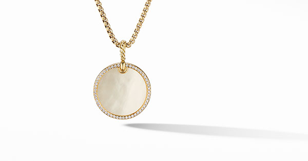 David Yurman Elements mother-of-pearl pendant