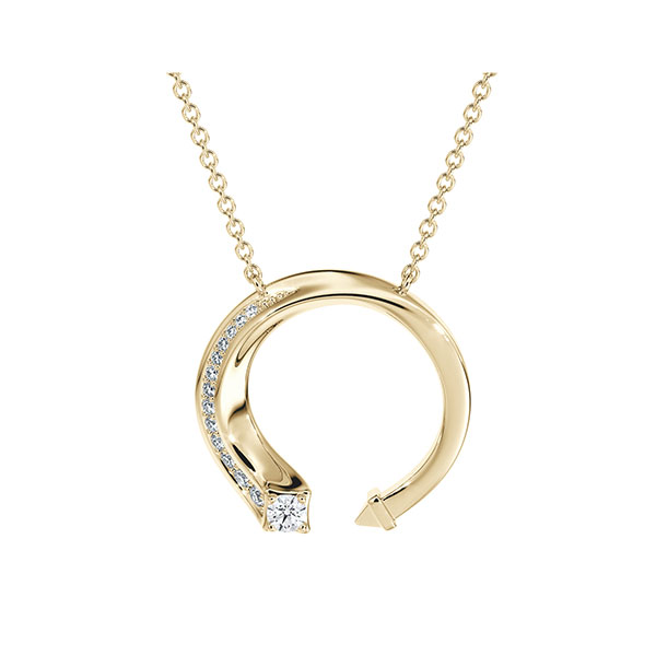 Forevermark Avaanti Collection Grand Pendant Pave Yellow Gold