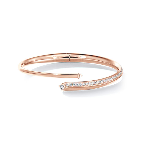 Forevermark Avaanti Collection Bypass Bangle Rose Gold
