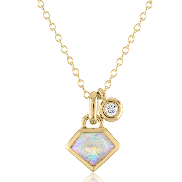 Julie Lamb opal Super Charming necklace