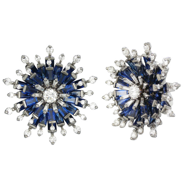 Nam Cho sapphire earrings