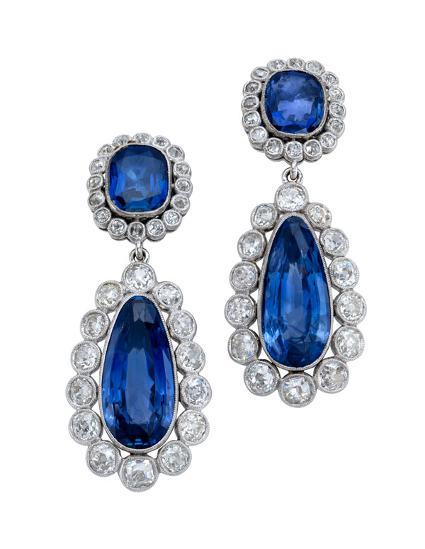 Sapphire earrings