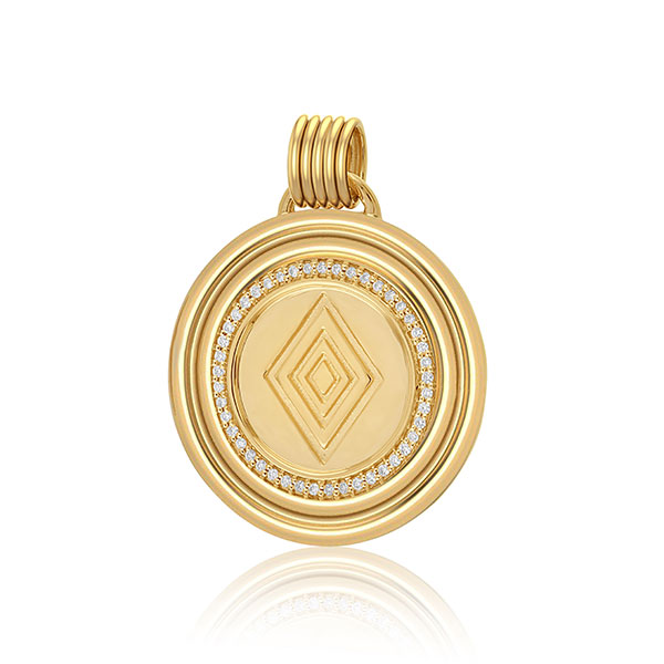 Almasika gold medallion