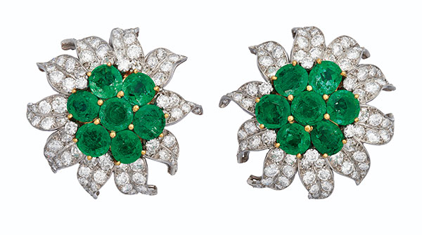 Christies Van Cleef Arpels earrings