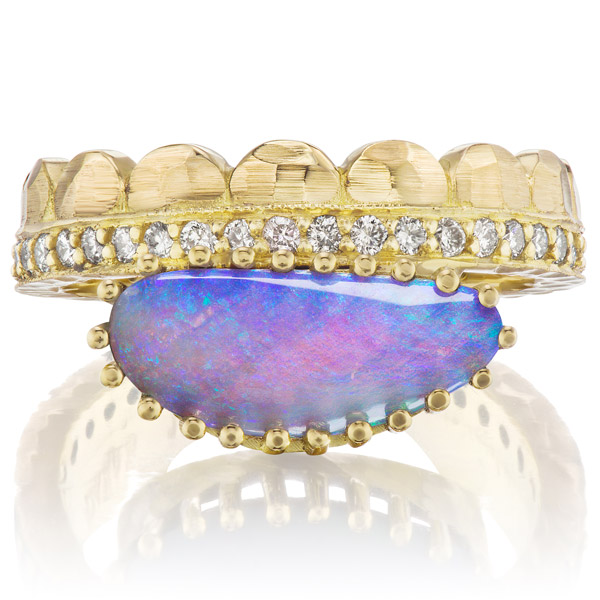 Dana Bronfman half moon opal ring