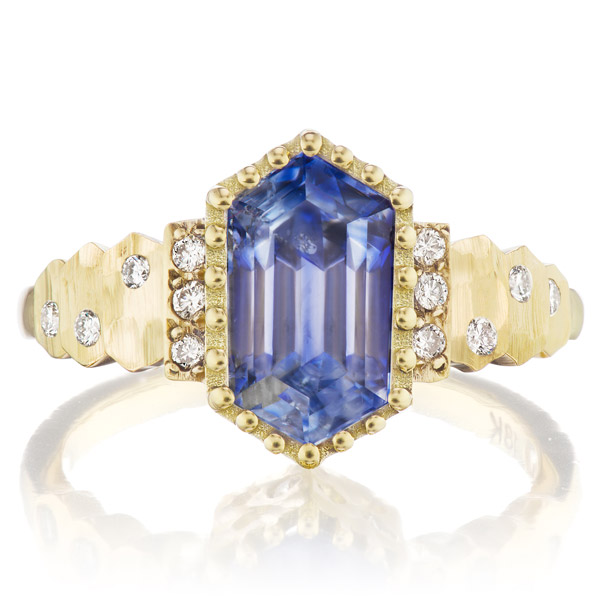 Dana Bronfman sapphire hex ring