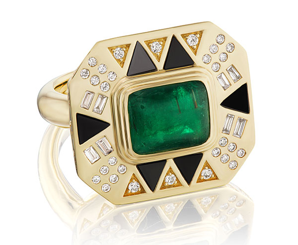 Harwell Godfrey muzo emerald ring