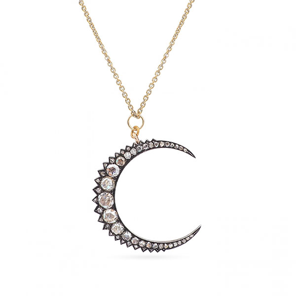 Platt Boutique vintage crescent necklace