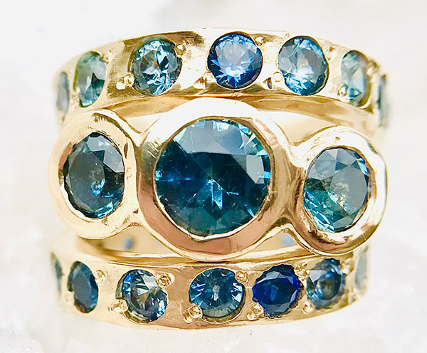 Robin Haley montana sapphire rings