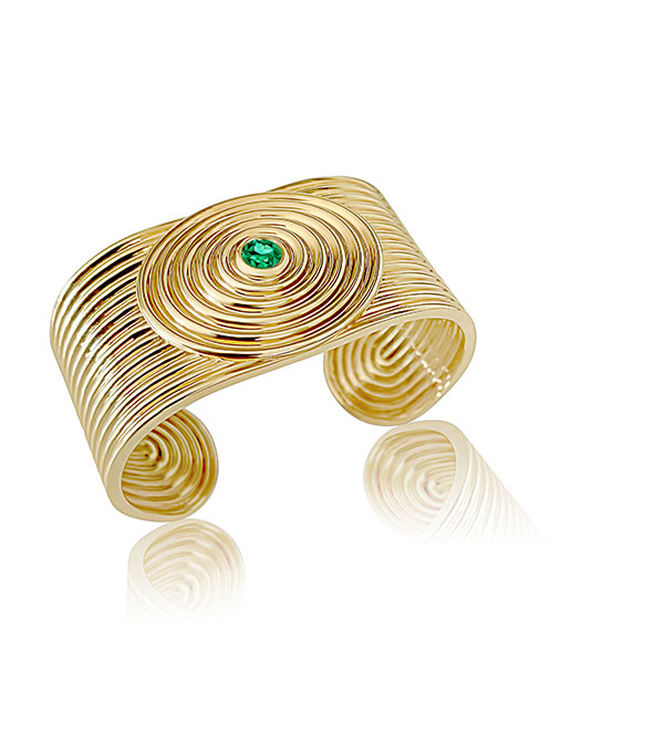 Almasika Sagesse Cuff Tsavorite