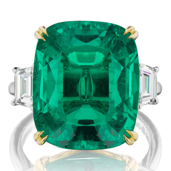 Briony Raymond emerald ring