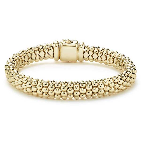 Lagos Classic 18k Caviar gold rope bracelet