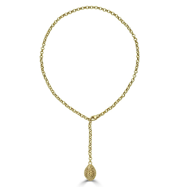 Renna shell lariat necklace