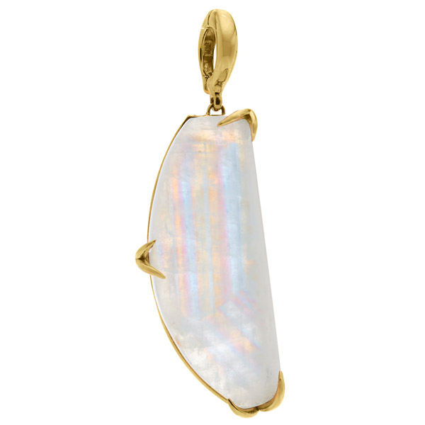 Rush Jewelry Design rainbow moonstone pendant
