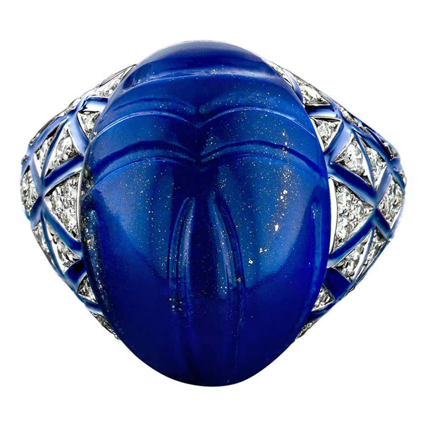 Bare scarab ring